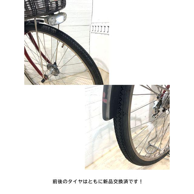 ヤマハ PAS 26インチの電動自転車です。前後タイヤ新品交換済みです。
