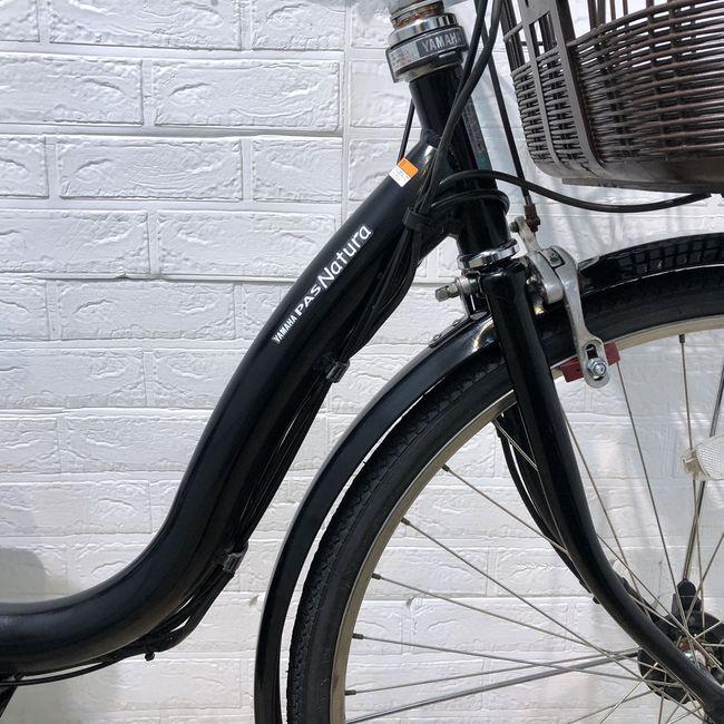 ヤマハPASナチュラ電動アシスト自転車程度良好26インチ関東圏配送可能 電動アシスト自転車 PAS With 26インチ マットナチュラルブラウン