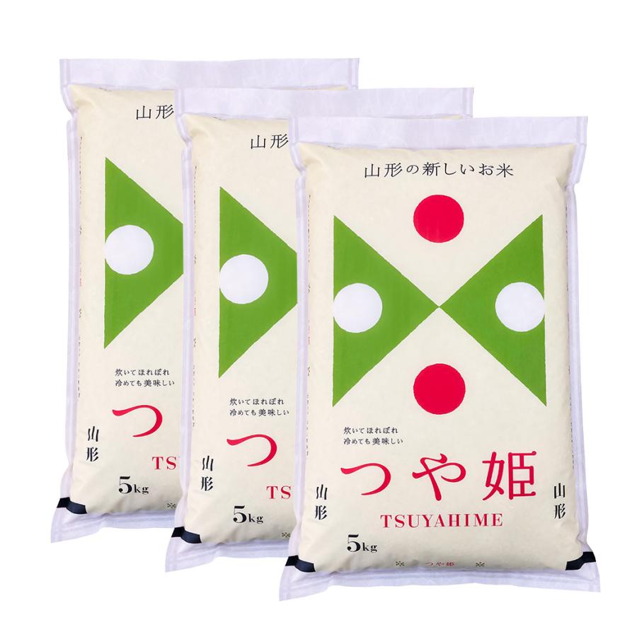 米 15kg つや姫 お米 山形県産 15キロ 送料無料 特A 令和5年産 精米 白米 5kgx3袋｜echigo-inahoya｜08