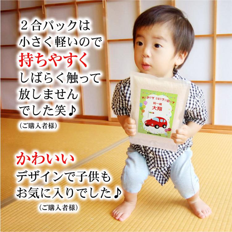 一升餅の代わりに 一升米 一歳のお祝い 米 小分け 新潟産コシヒカリ２合５個 300ｇ 5個 真空パック 2gou5ko 1sai お米の挨拶ギフト 越後のこめ匠 通販 Yahoo ショッピング