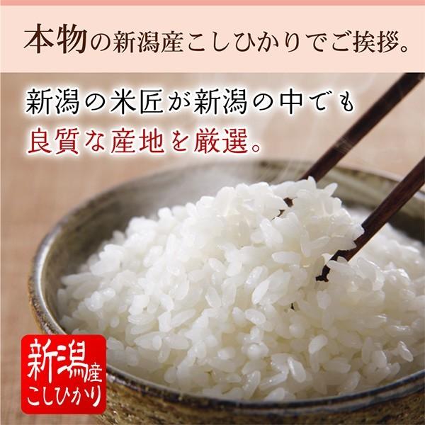 コシヒカリ 米 ギフト 引っ越し 挨拶 3袋セット 新潟産 コシヒカリ3合