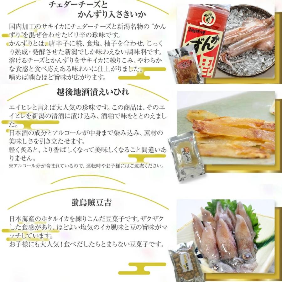おつまみ 珍味 酒の肴 おつまみ3選C 長岡おつまみセット メール便 ポイント利用 送料無料 | ブランド登録なし | 01