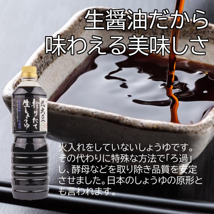 山崎醸造 ギフトセット 丸大豆搾りたて生しょうゆ １Ｌ 2本セット ＮＳ１７ | ブランド登録なし | 02