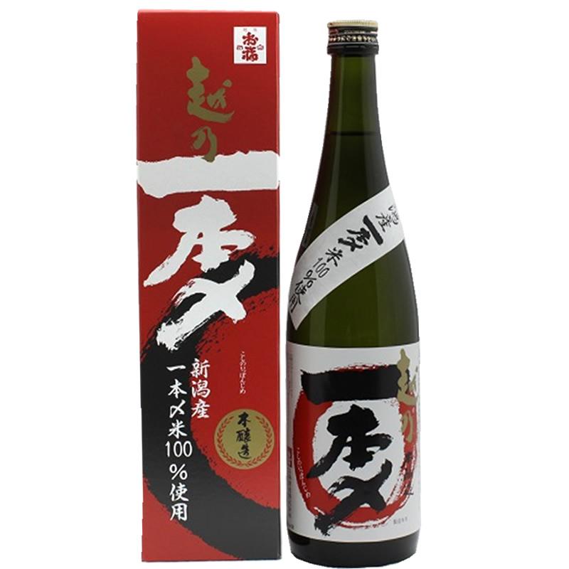 日本酒 越乃一本〆 本醸造 720ml お福酒造 | お福正宗