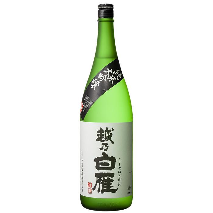 越乃白雁 純米大吟醸 越淡麗 1800ml 中川酒造 日本酒 純米大吟醸 | 越乃白雁
