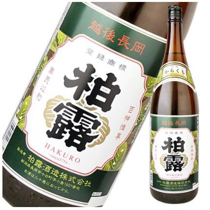 柏露  からくち 1800ml 普通酒 日本酒 お酒 新潟 柏露酒造 | 柏露 | 01