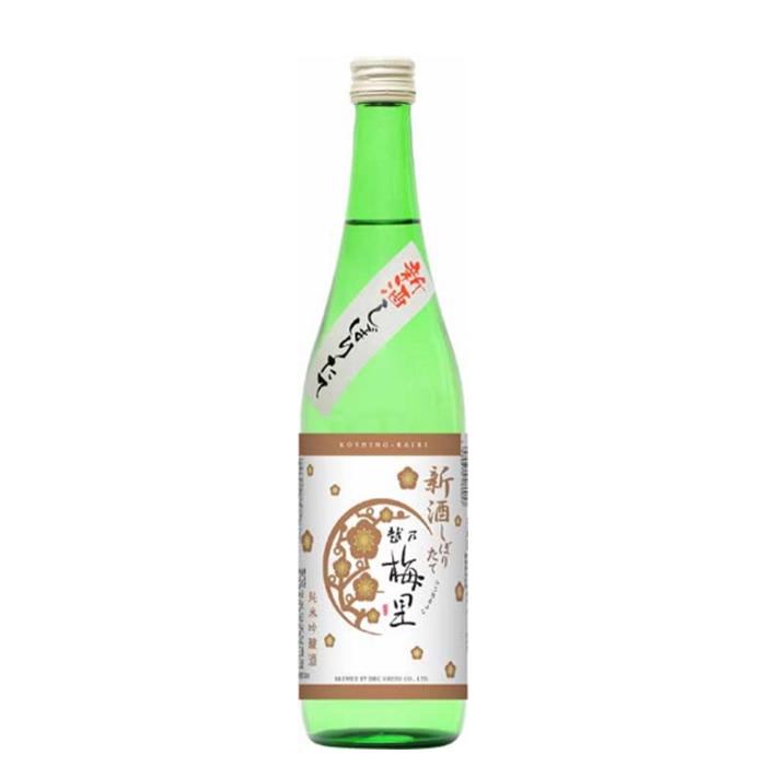 (産地直送)日本酒 越乃梅里 新酒しぼりたて 純米吟醸 720ml DHC酒造 | 越乃梅里