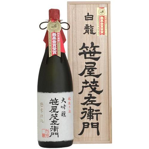 日本酒 特選大吟醸　笹屋茂左衛門　1.8Ｌ　白龍酒造 | 白龍