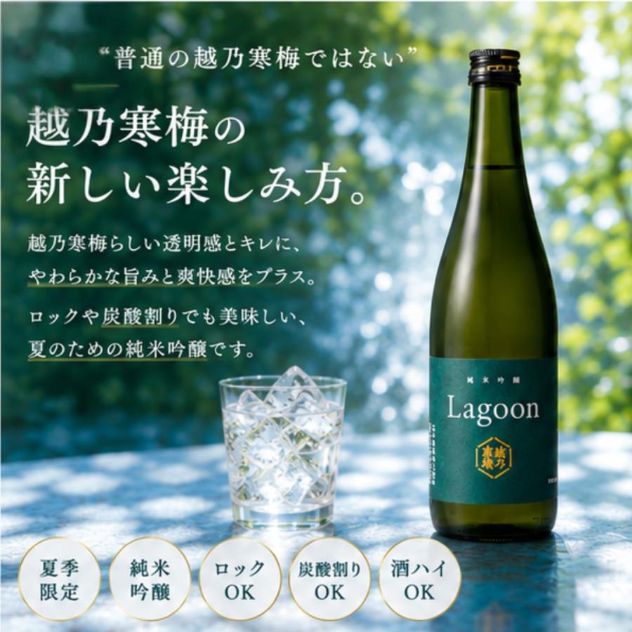 越乃寒梅 Lagoon ラグーン 純米吟醸 720ml 石本酒造 夏限定 | 越乃寒梅 | 02