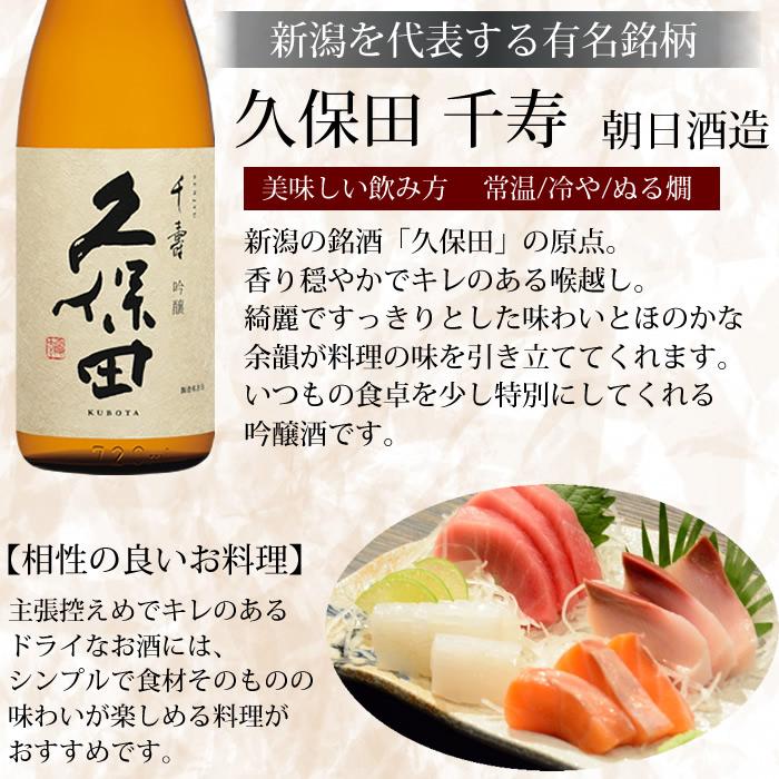 日本酒 飲み比べセット ギフト 720ml 5本(47弾ミニ) 久保田 千寿 越乃寒梅 八海山 北雪 吉乃川 | 久保田 | 03