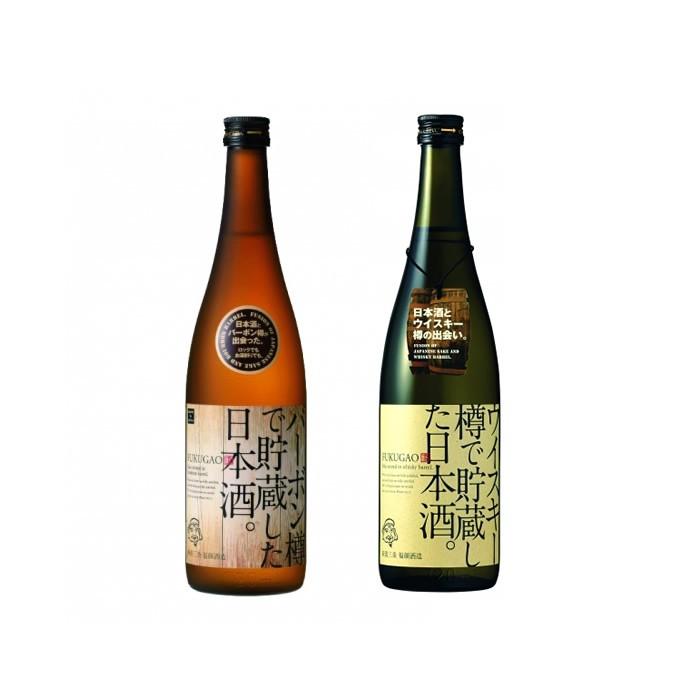 (産地直送) ウイスキー樽貯蔵＆バーボン樽貯蔵  飲み比べセット720ml 2本 福顔酒造 | ブランド登録なし