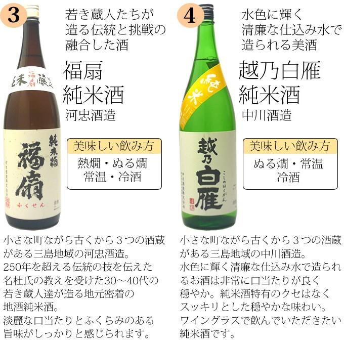 日本酒 飲み比べ セット 越後長岡 純米酒 1800ml 6本 | 朝日山 | 05