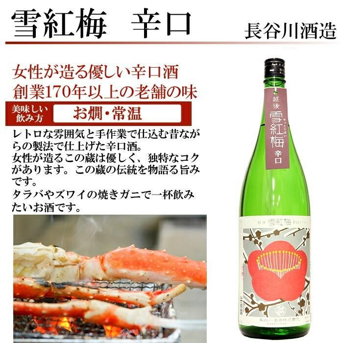 日本酒 キレの辛口 1800ml 5本 飲み比べ セット 越乃中川 北雪鬼ころし 雪紅梅辛口 白龍龍ラベルからくち 越の誉大辛口 | 北雪 | 09