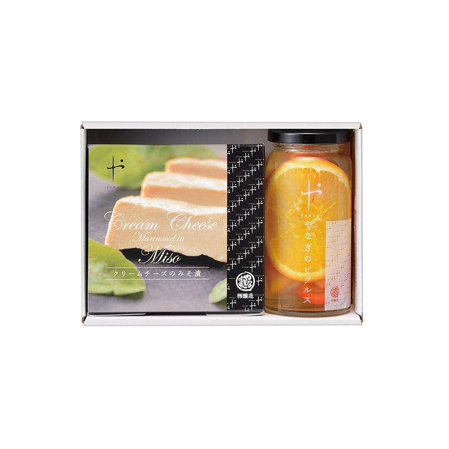 【産地直送】クリームチーズみそ着けとピクルス1本セット　柳醸造 | ブランド登録なし