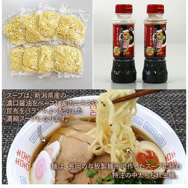 (産地直送)生姜醤油ラーメンセット 越後長岡名物 生姜醤油ラーメン 8食セット(クール便) ホクショク | ブランド登録なし | 02