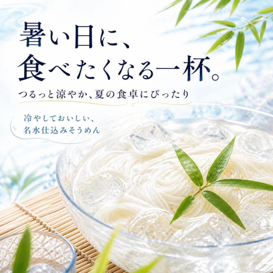 (産地直送)まるや君が代のそうめん 10袋（90ｇ×2個）化粧箱入り 素麺 | ブランド登録なし | 02