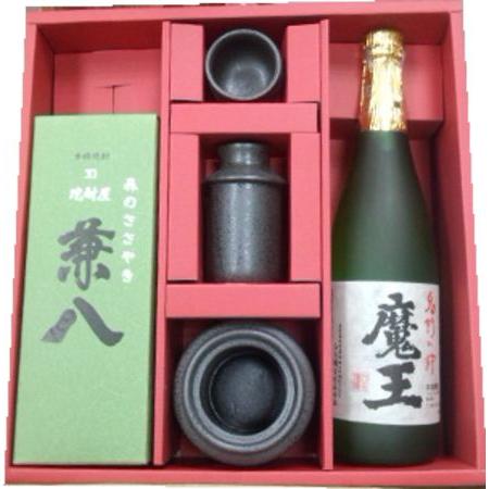 兼八7mlと魔王7mlプラスのこだわり限定ギフト セット お湯かん 冷酒 3点付き 送料無料のお買い得 一部地域は別途送料がかかります Saloncanadomaghrebin Ca