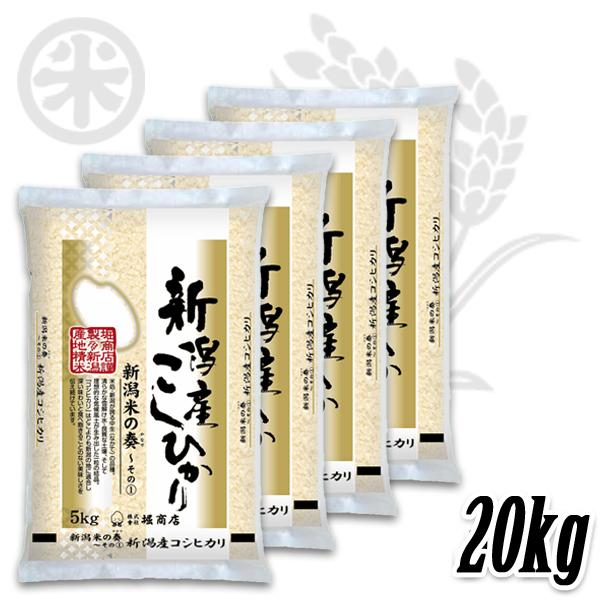 コシヒカリ 新米 令和7年産 新潟産コシヒカリ 新潟米の奏-1 20kg (5kg