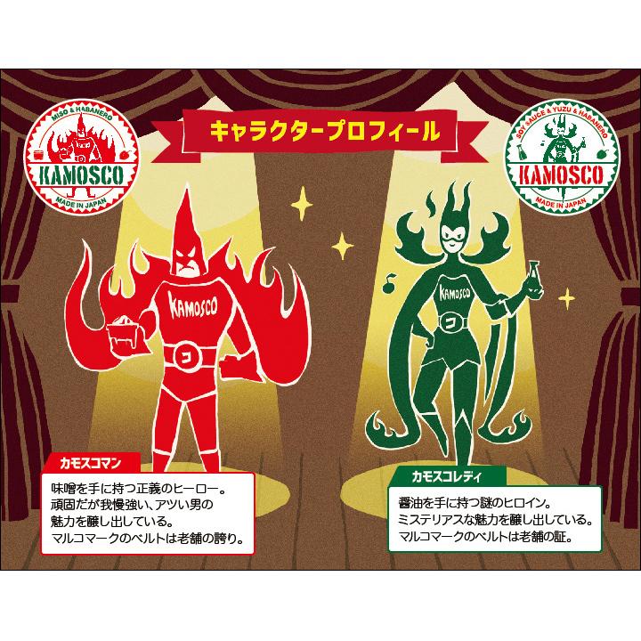和風ホットソース 醸すこ KAMOSCO 十年熟成味噌×ハバネロ 60ml 単品