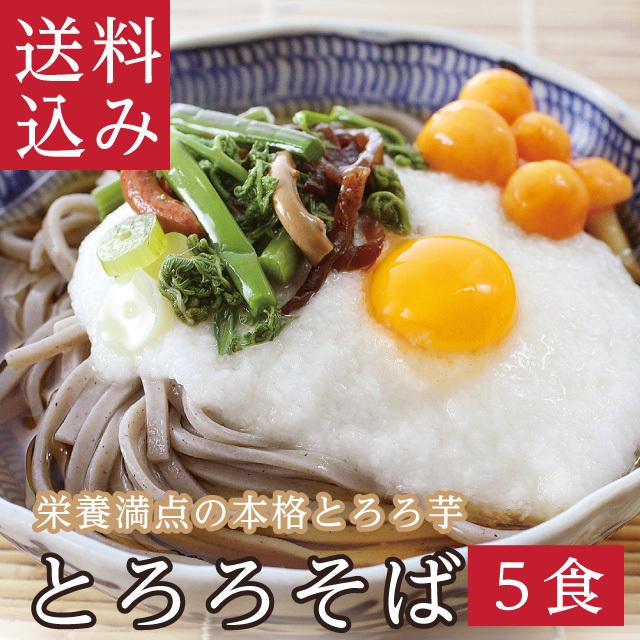 とろろそば 越前そば お取り寄せ セット 蕎麦 5人前 巣ごもり グルメ お家で 送料込 蕎麦 取り寄せ Gift 006 老舗そば屋越前そばの里 通販 Yahoo ショッピング