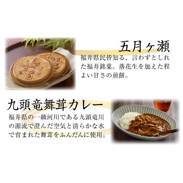 おまけ付き「★北陸新幹線開業記念セット」新幹線開業 福井の名物詰め合わせ！ 越前そば 越前そばの里 一力ラーメン 五月ヶ瀬 生羽二重餅 九頭竜舞茸カレー｜echizensoba｜03