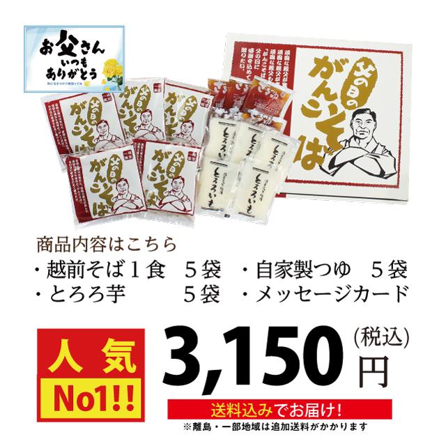 父の日 ランキング1位「がんこそば」 越前そば グルメ ギフト プレゼント そば 蕎麦 セット  送料無料 5食｜echizensoba｜06