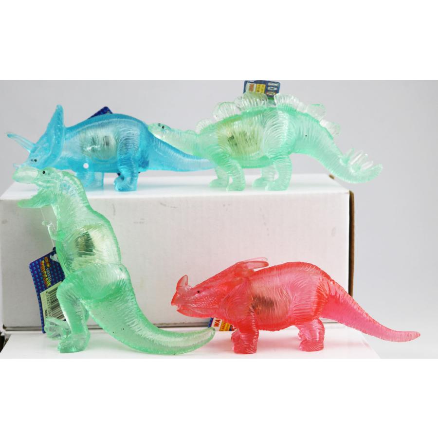 Lite Up Crystal Dinosaur 恐竜光るフィギュア 3色 3体 ランダム セット シリコン素材 A6 0181s 越前屋甚五郎商店 通販 Yahoo ショッピング