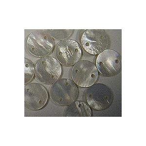 [HC002]蝶貝 白2穴 丸10mm 5ケ（LB18933-10）[RPT] | 