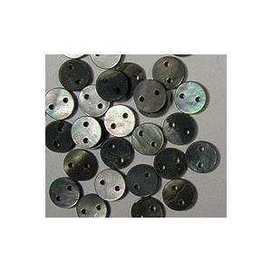 [HC002]蝶貝 黒2穴 丸8mm 8ケ（LB18933-8）[RPT] | 