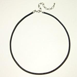 [CE003]3mm皮ひもチョーカー（40cm） 全3色[RPT] | 