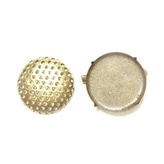 [BE009]MIYUKI（K504-B）シャワーブローチ 24mm真古美（ブロンズ）[RPT] | 