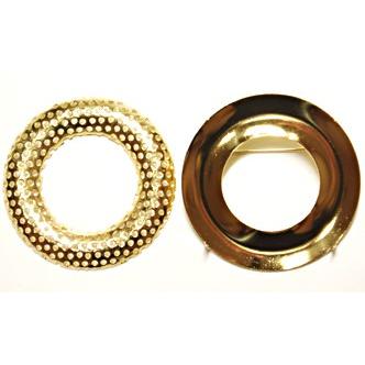 [BC004]MIYUKI（BR-40） シャワーブローチ 45mmドーナツ/ゴールド[RPT] | 