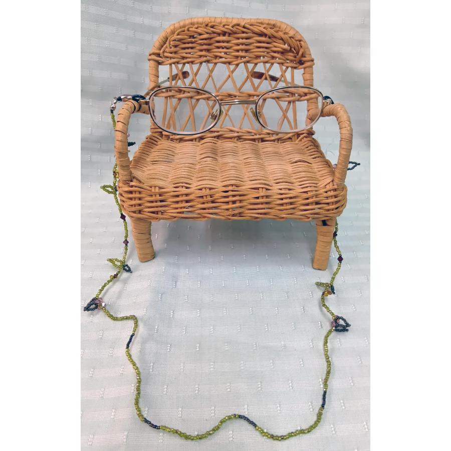 [TA001]〜キット〜　20％OFF！　木いちごのメガネチェーン【メガネホルダー】[RPT] | 