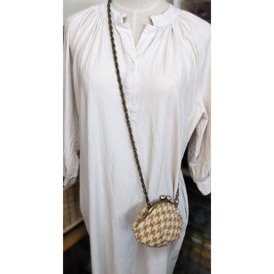 [TA001]ビーズ編みキット　 パールで作る千鳥格子のポーチ(紫色)[RPT] |  | 04