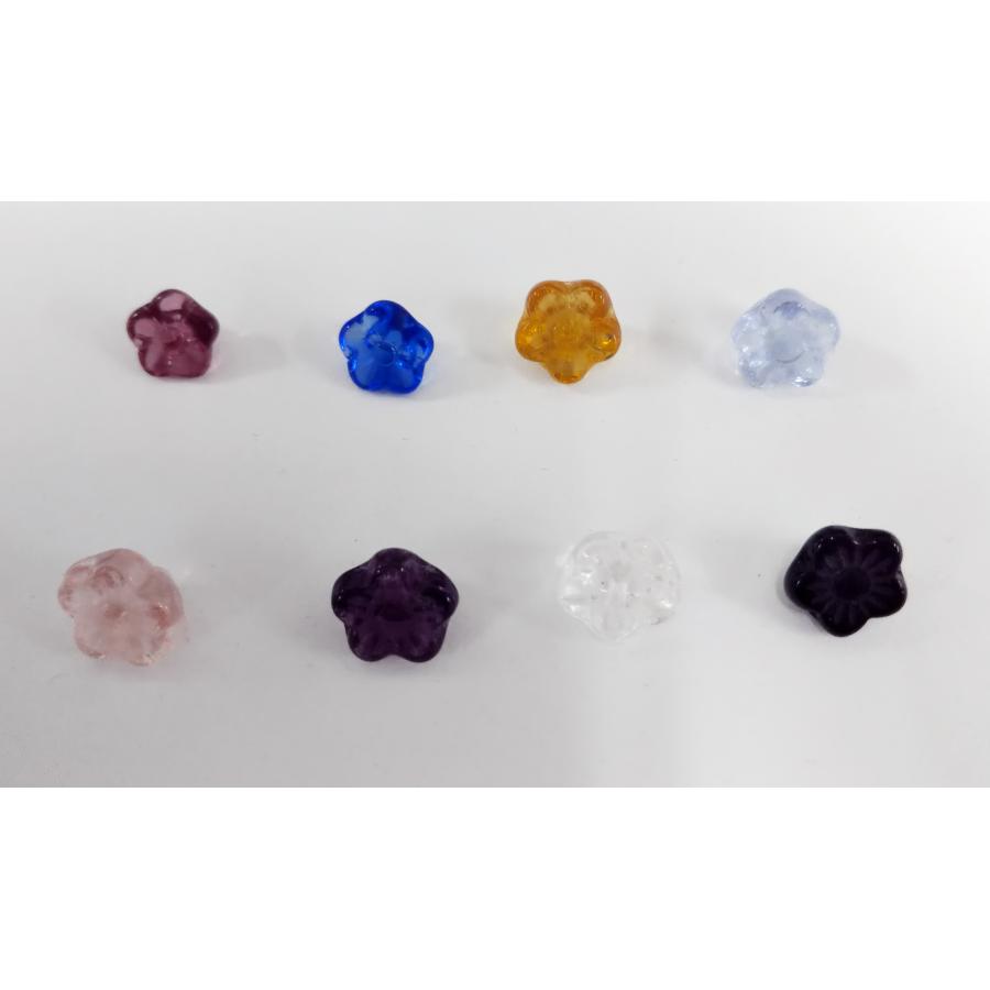 [CA001]チェコビーズ（BL014） ポピー(ベルフラワー) 8ｍｍ（10個入り）　（全6色）[RPT] | 