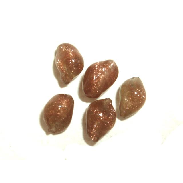 [CA002]ヴェネチアンビーズ（BL100） エスカルゴ 約8×6mm 5ヶ[RPT] |  | 02