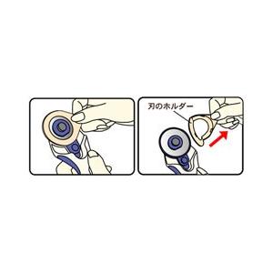 [VA001]クロバー ロータリーカッター替え刃28mm[RPT] |  | 01