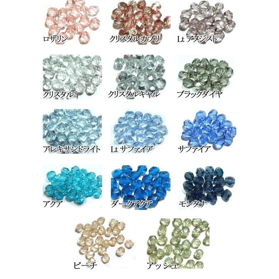 [XA001]チェコビーズ ファイアポリッシュ(3mm、4mm 30ケ / 5mm 25ケ / 6mm 20ケ / 8mm 15ケ / 10mm 10ケ) |  | 01