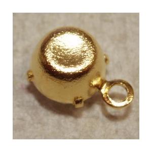 [CC007]スワロフスキー ラインストーンチャーム（カン付きパーツ） 丸 クリスタル[RPT] |  | 03