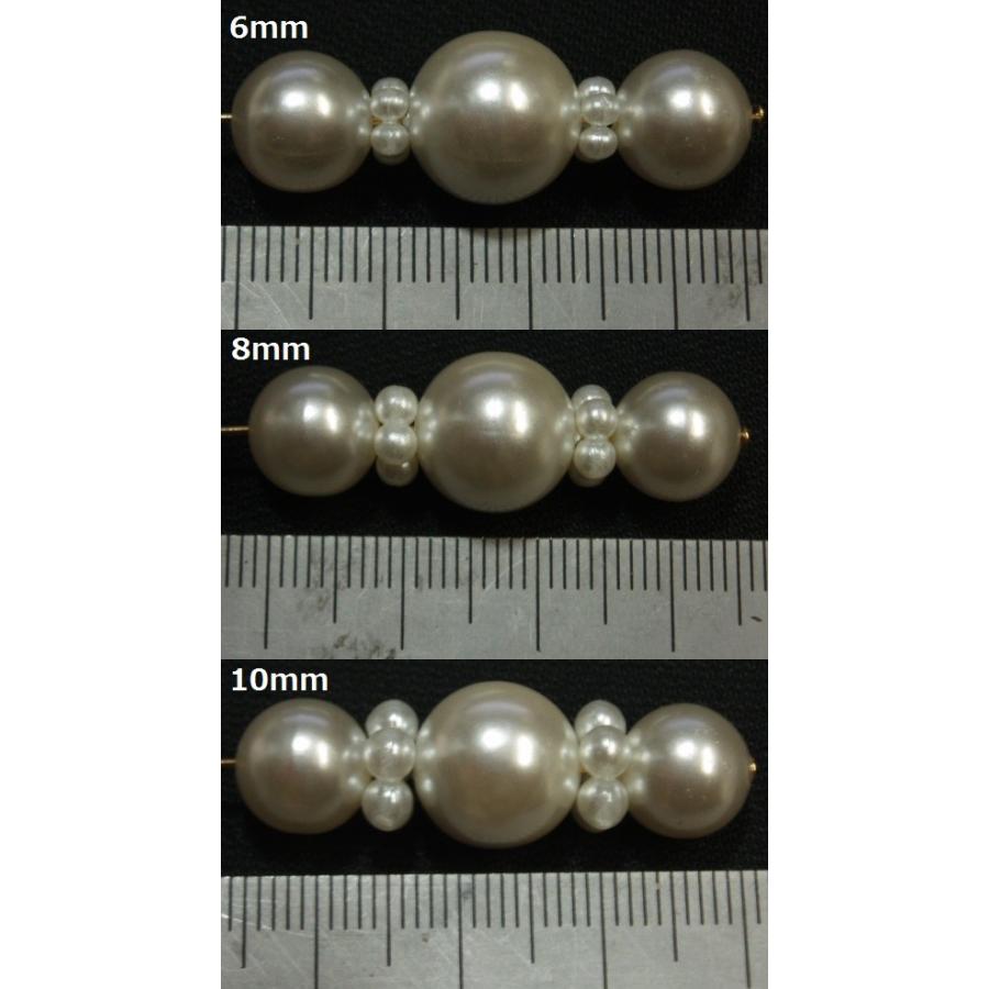 [CG006]パールロンデル 6mm（20ケ）, 8mm（14ケ）, 10mm（8ケ） 白[RPT] |  | 02