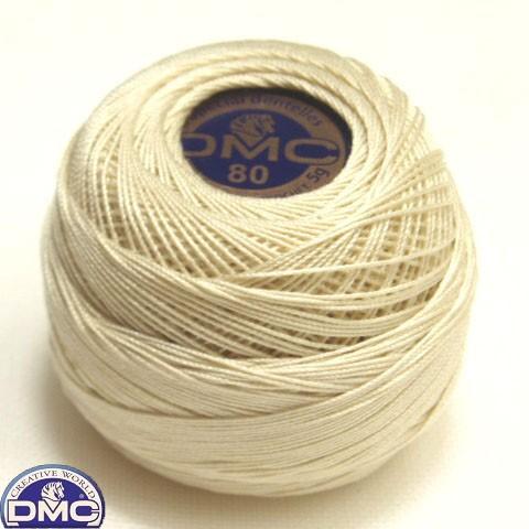 [VH001]DMCレース糸　スペシャルダンテルArt.19　80番　5g　生成(ECRU)[RPT] | 