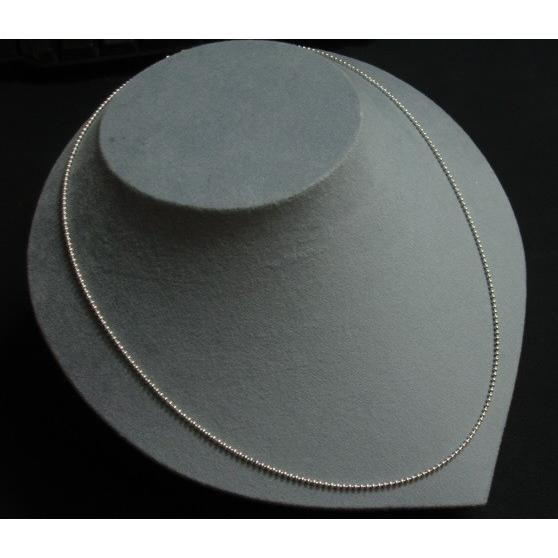 [IA001]Silver925（純銀） シルバーネックレスチェーン40cm（幅1.5mm） ボールチェーン[RPT] |  | 01