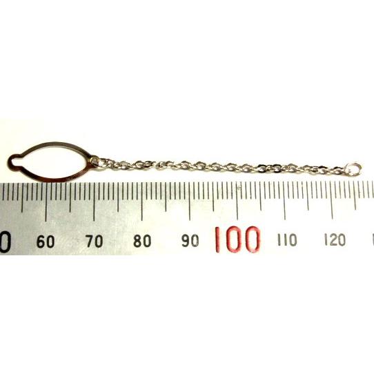 [FB003]タイタック用ボタンチェーン（レモンカンチェーン） シルバー １ケ[RPT] |  | 01