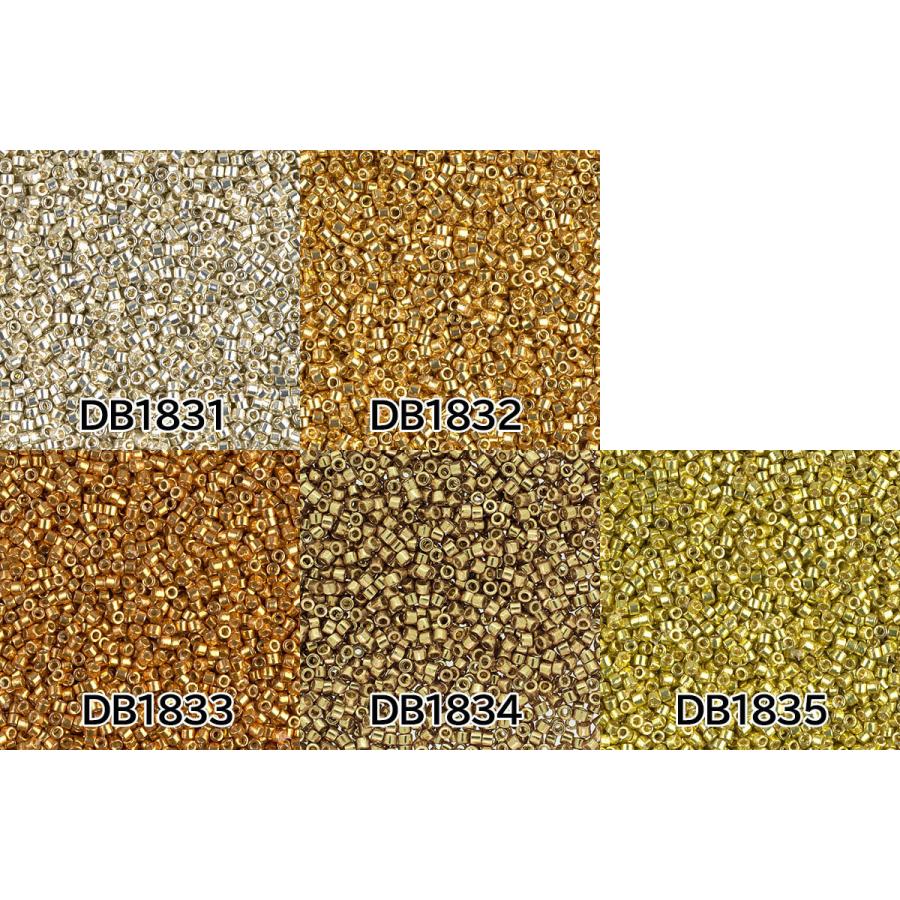 BA001]MIYUKI デリカビーズ 20g 丸 DB1831,1832,1833,1834,1835[RPT 