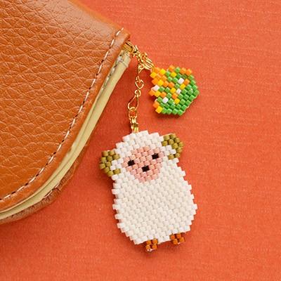 [BF003]MIYUKI ビーズキット リバーシブルシェイプドステッチキット（ひつじ）[RPT] |  | 01