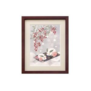 [BF002]MIYUKI ビーズデコールキット 雪うさぎと南天[RPT] | 