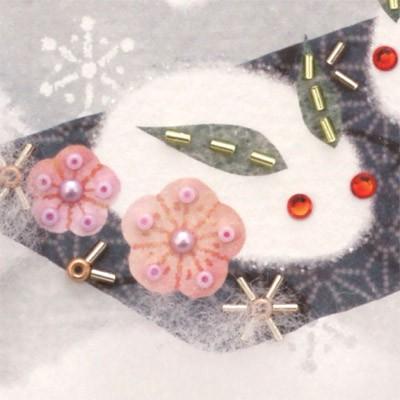 [BF002]MIYUKI ビーズデコールキット 雪うさぎと南天[RPT] |  | 02