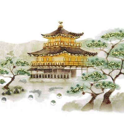 [BF002]MIYUKI ビーズデコールキット 世界遺産「金閣寺」[RPT] |  | 01