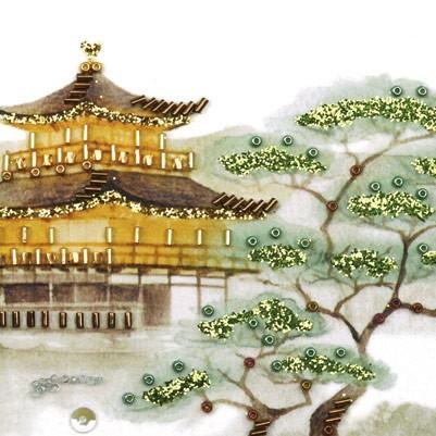 [BF002]MIYUKI ビーズデコールキット 世界遺産「金閣寺」[RPT] |  | 02