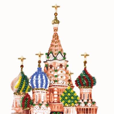 [BF002]MIYUKI ビーズデコールキット 世界遺産「聖ワシリー大聖堂」[RPT] |  | 01